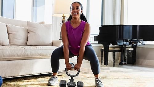 Miniatura 9 de Convierte mancuernas en pesas rusas de SEWD  Pesos ajustables y mango de pesas rusas de hasta 220 libras de capacidad para levantamiento de pesas,