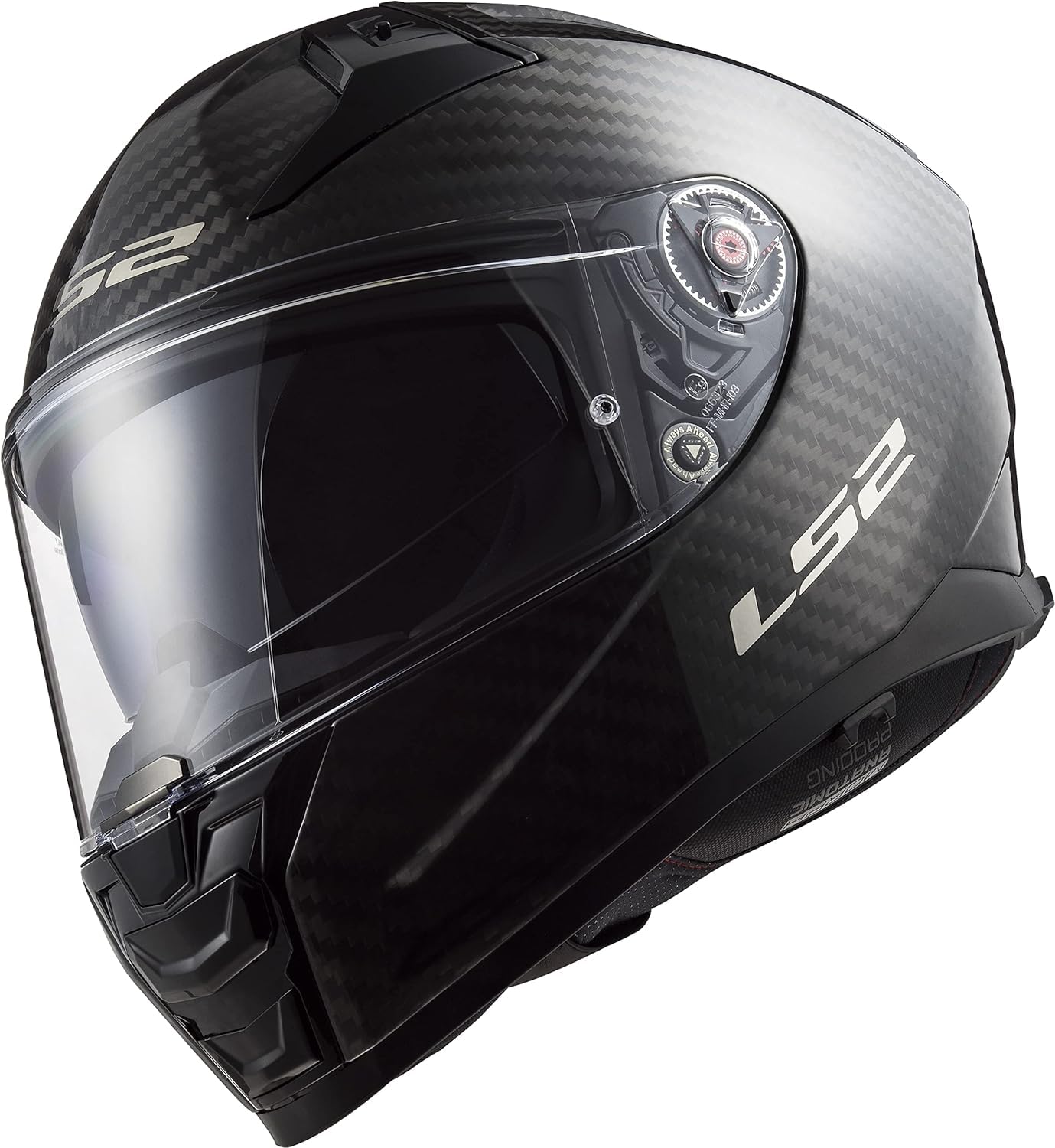 LS2, Casco Moto Integrale VECTOR II CARBON Gloss Carbon, S
