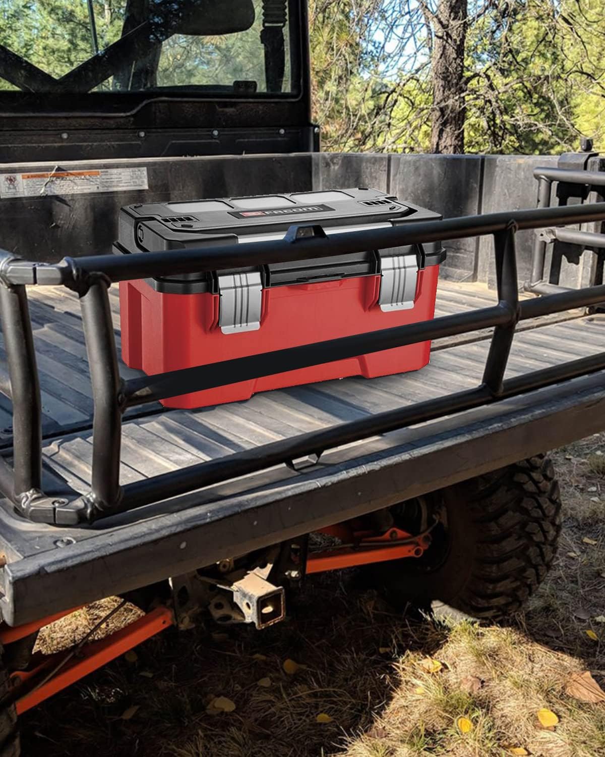 A & UTV PRO Cargo Bed Mats Liner for 2014-2022 Polaris Ranger XP 900 / Ranger 570 Fullsize, Rear Back Cargo Liner All Weather TPE Protection Accessories