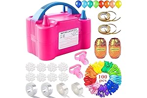 Bomba Eléctrica Rosa para Globos de 110V y 600W