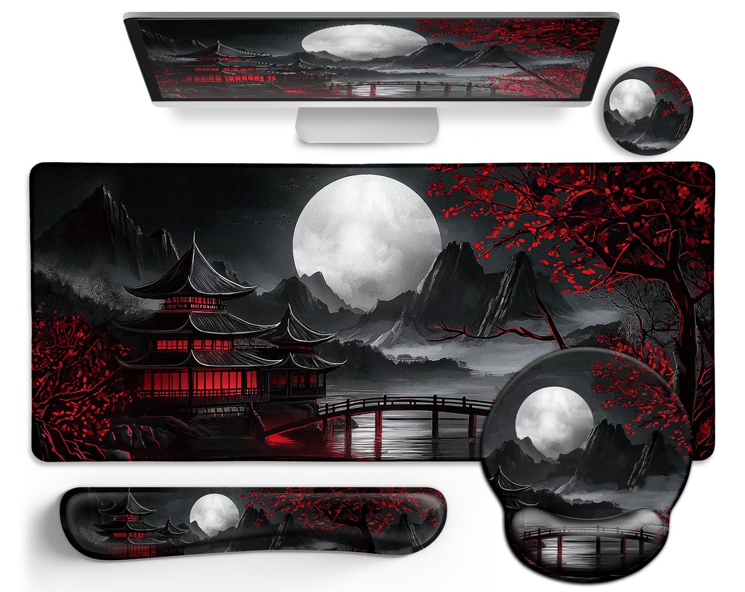 LIMKRIAN Desk Mat Set - Wrist Rest & Mouse Pad -32 LIMKRIAN Desk Mat Set - Wrist Rest & Mouse Pad -32