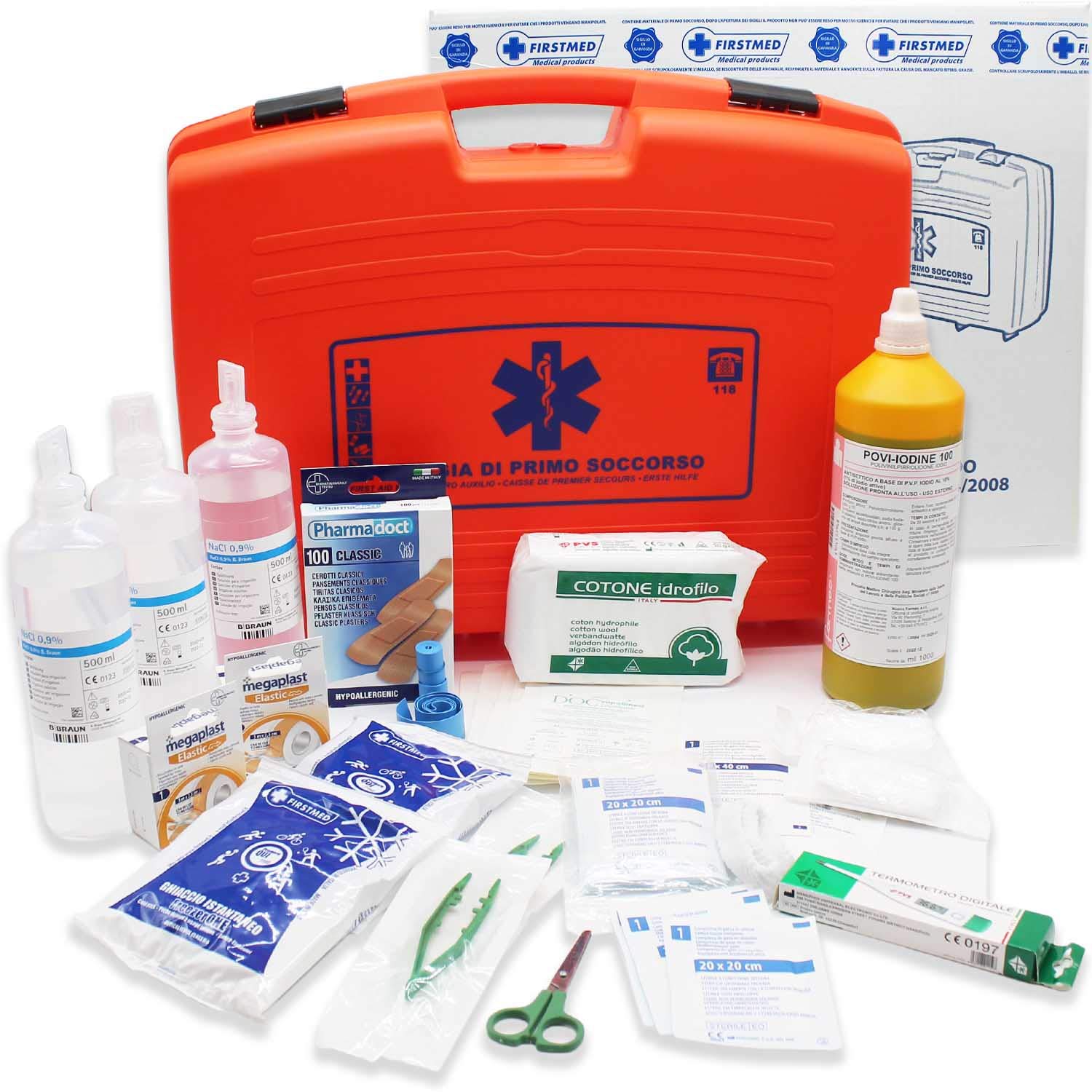 Firstmed 148/2373 - Caso De Primeros Auxilios, Orange, color: naranja