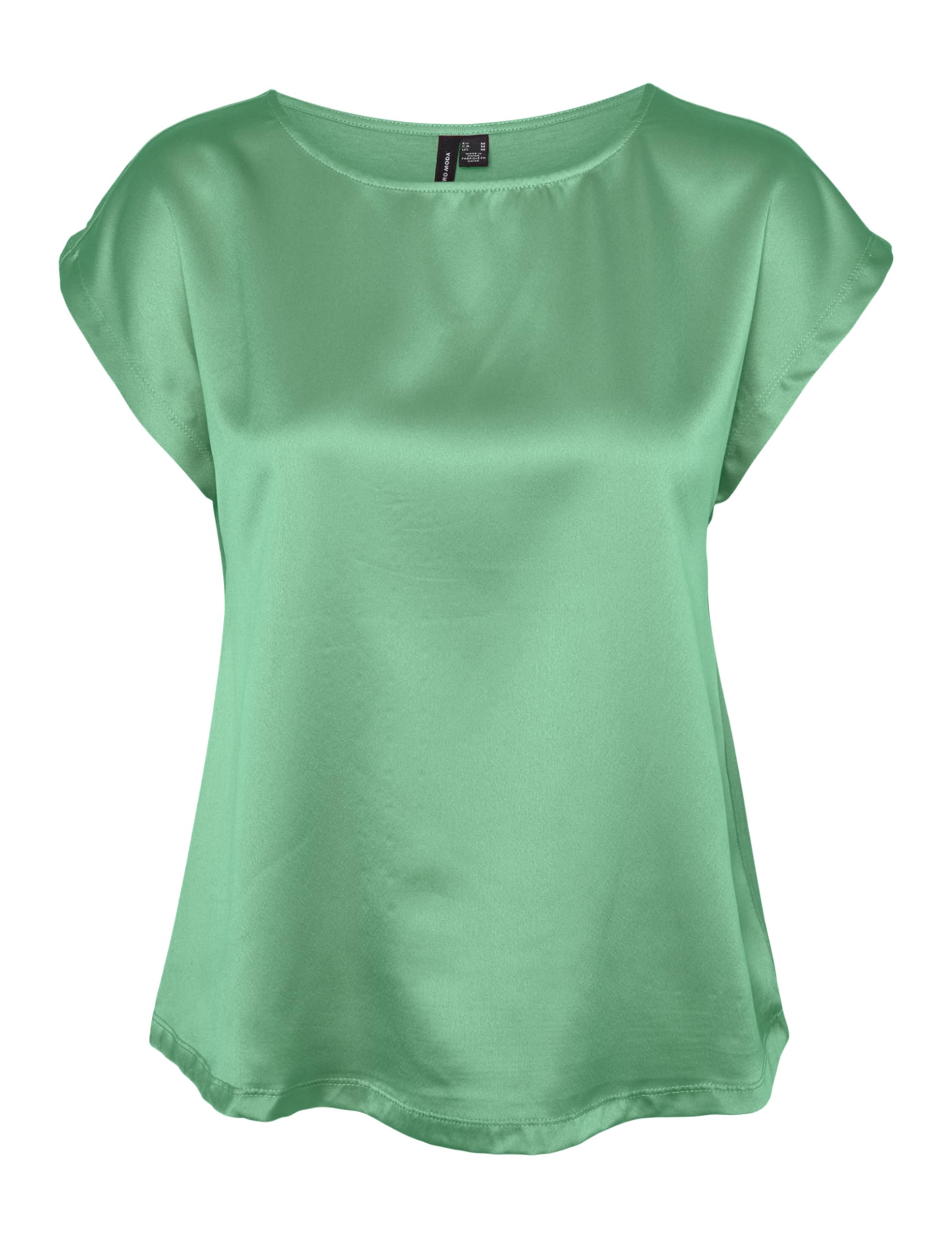 VERO MODA Women's Vmmerle Mix WVN Ga Noos Top, Katydid, M