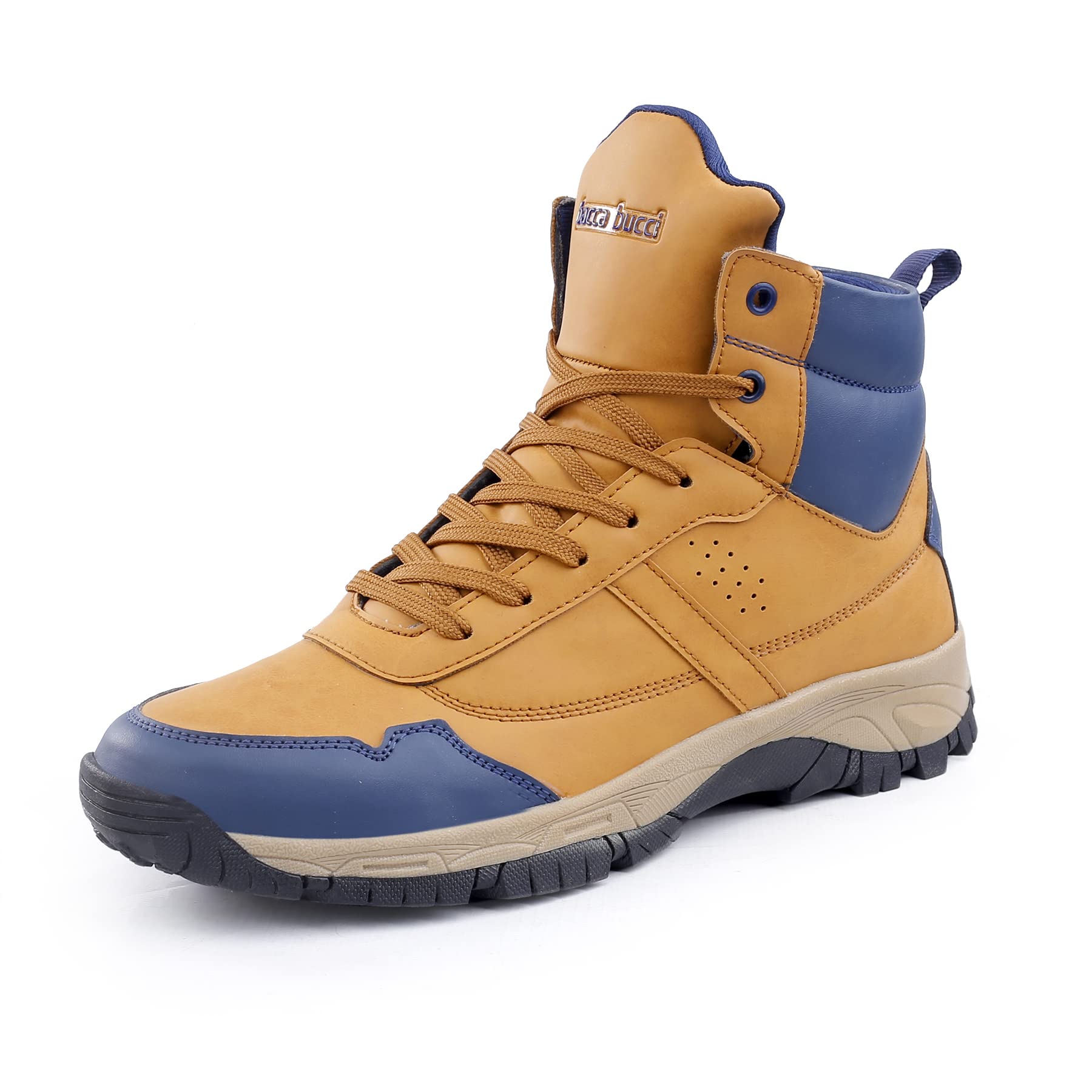 Bacca Bucci Everest High Ankle 6 inches Riding Boots for Mountaineering Backpacking Hiking & Trekking | Mild Waterproof Protection with Turbo Insole Technology Tan (B0BT22SZ36) Amazon Price History, Amazon Price Tracker