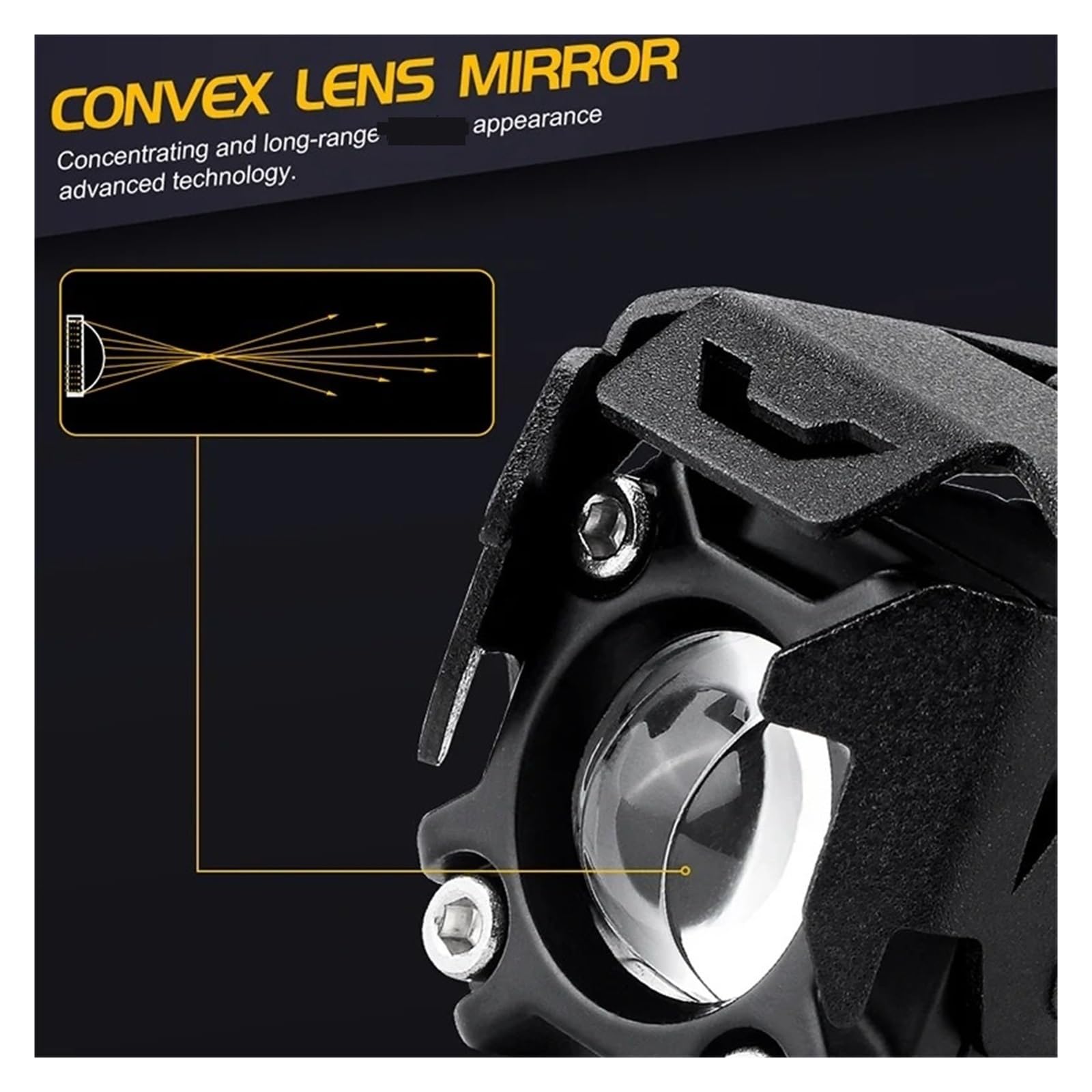 Per Dirt Bike Per SUV Per UTV Moto LED Explorers Faretto Lente Del Proiettore Nebbia Faro Ausiliario Fari Per Motociclette