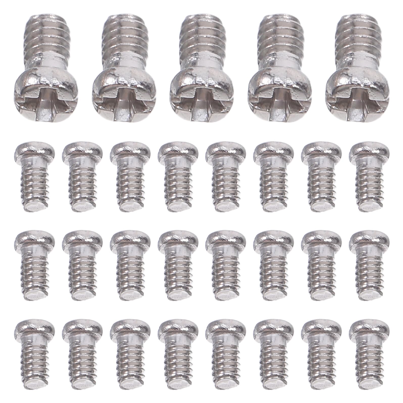 Yardenfun 10000stücke Nasenpadschrauben für Brillen Winzige Brillenschrauben Mikroschrauben für Brillenreparatur Befestigungsschrauben Brillen und Sonnenbrillen