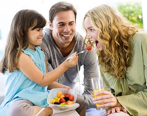 Miniatura 5 de Juego de 4 tenedores Escargot para postre pastel, ensalada de frutas, aperitivos, cócteles, cangrejos, acero inoxidable, pequeños tenedores de