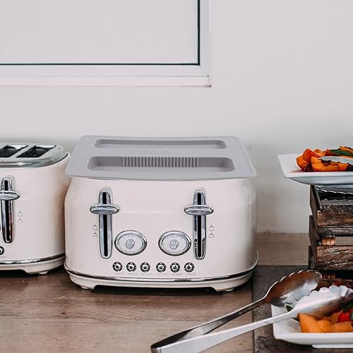 Miniatura 4 de BESTOYARD Tostadora cubierta superior para tostadora, panificadora, cubierta para horno, cubierta protectora para utensilios de cocina, tapa de