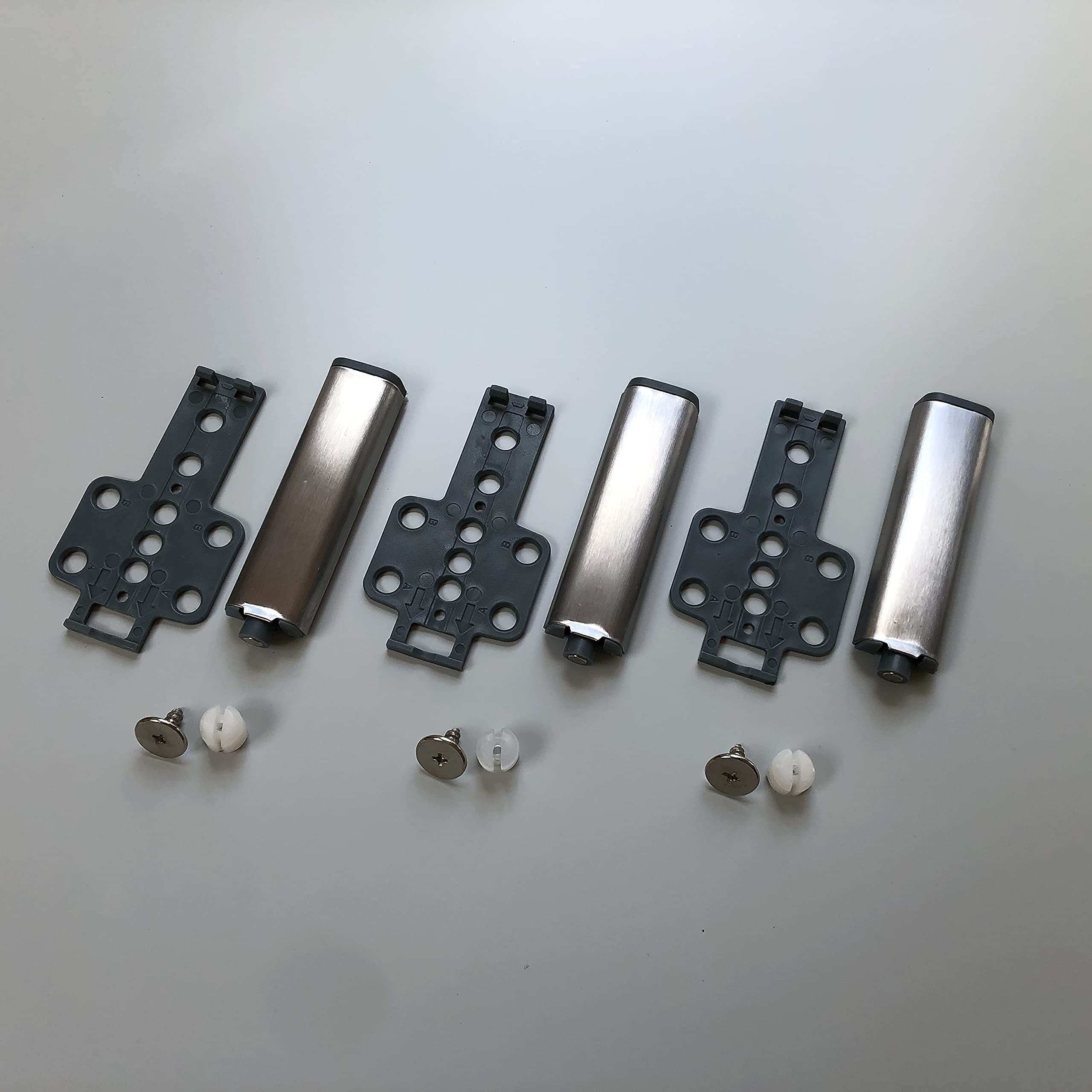 2 Stück Drucktüröffner Für Küchenschränke - Leichte Berührung Zum Öffnen