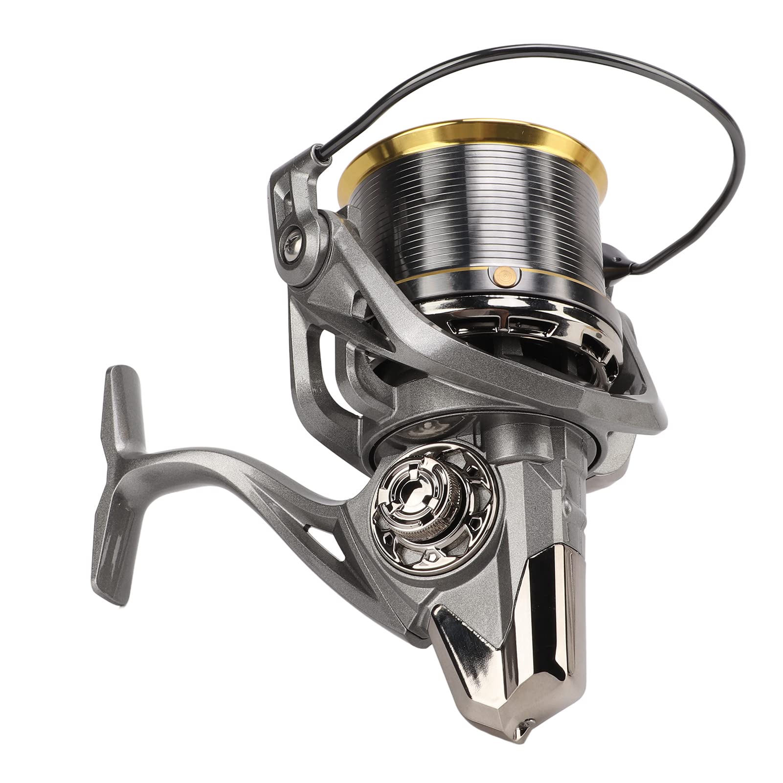 AL Outdoors 4.8:1 kołowrotek spinningowy, łożyska 17+1, lekki nylonowy korpus z metalowym wahaczem i wrzecionem ze stali nierdzewnej, 740g, odpowiedni do rzek i jezior