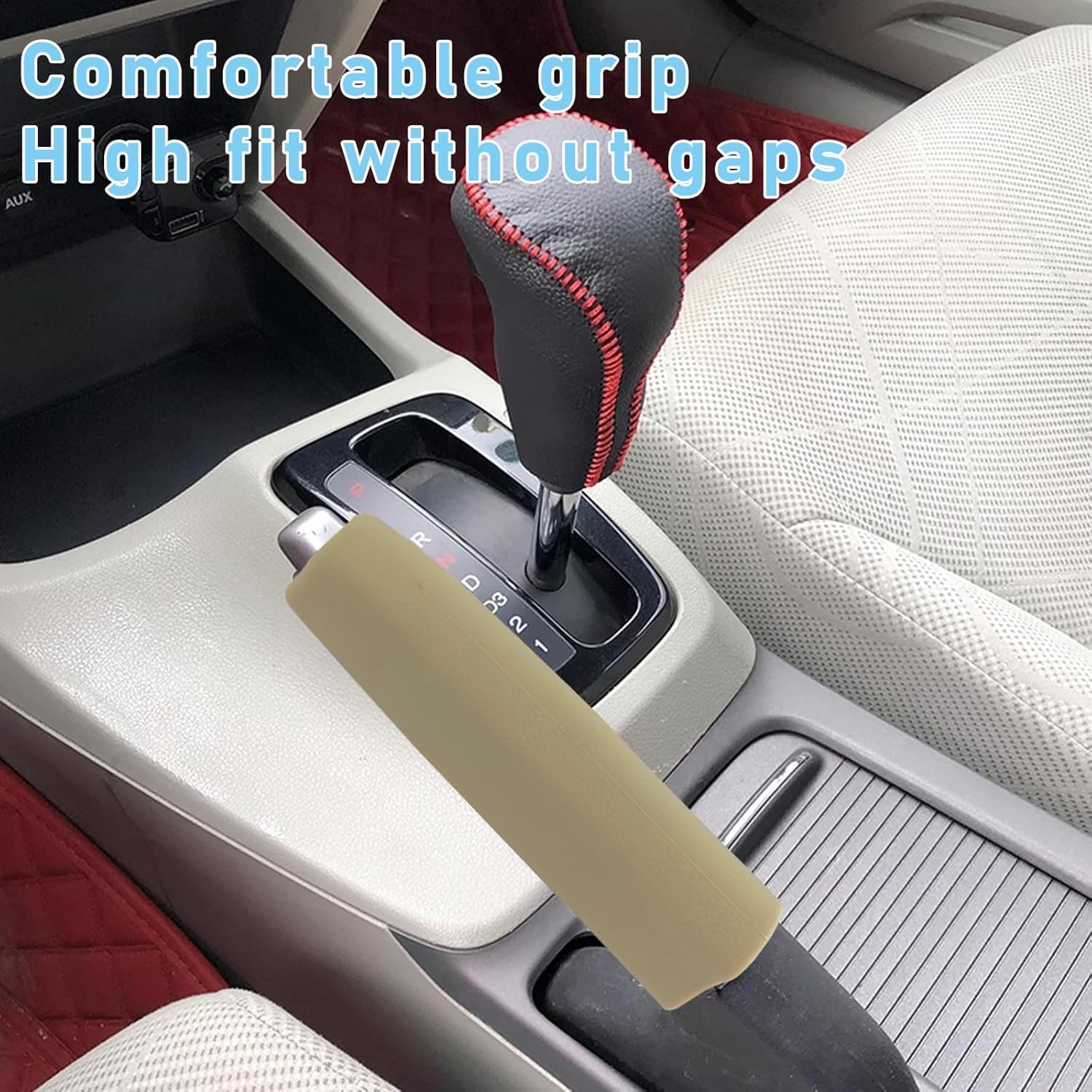 FIAT 500 Handbrake Cover – PU Leather Protector For 2007-2016 Models, Anti-Slip & Stylish