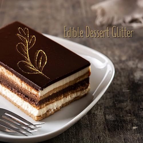 Miniatura 2 de Purpurina comestible de grado alimenticio, polvo brillante de confitería para postres y bebidas, suministros para hornear y decoración de pasteles,