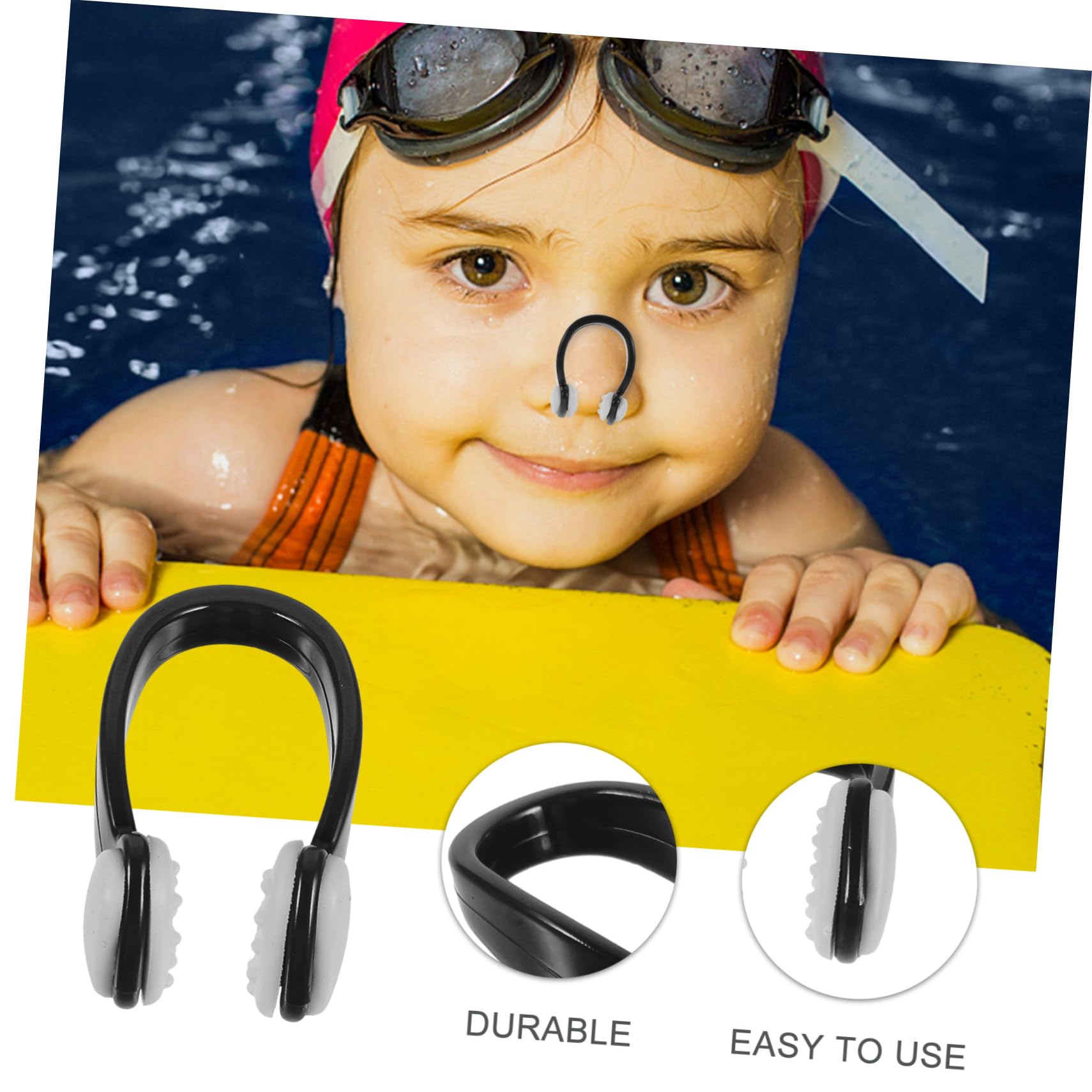 COLLBATH Anti- Nose Clip Swimming Nose Plug for Adults and Kids Non- and Skin-Friendly