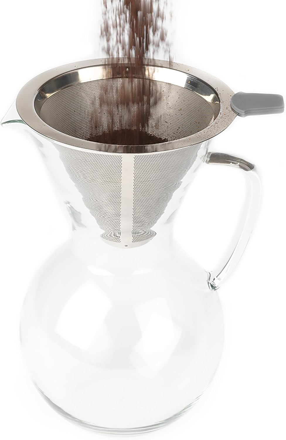 Bailetti Pourover Drip Coffee with Glass Carafe