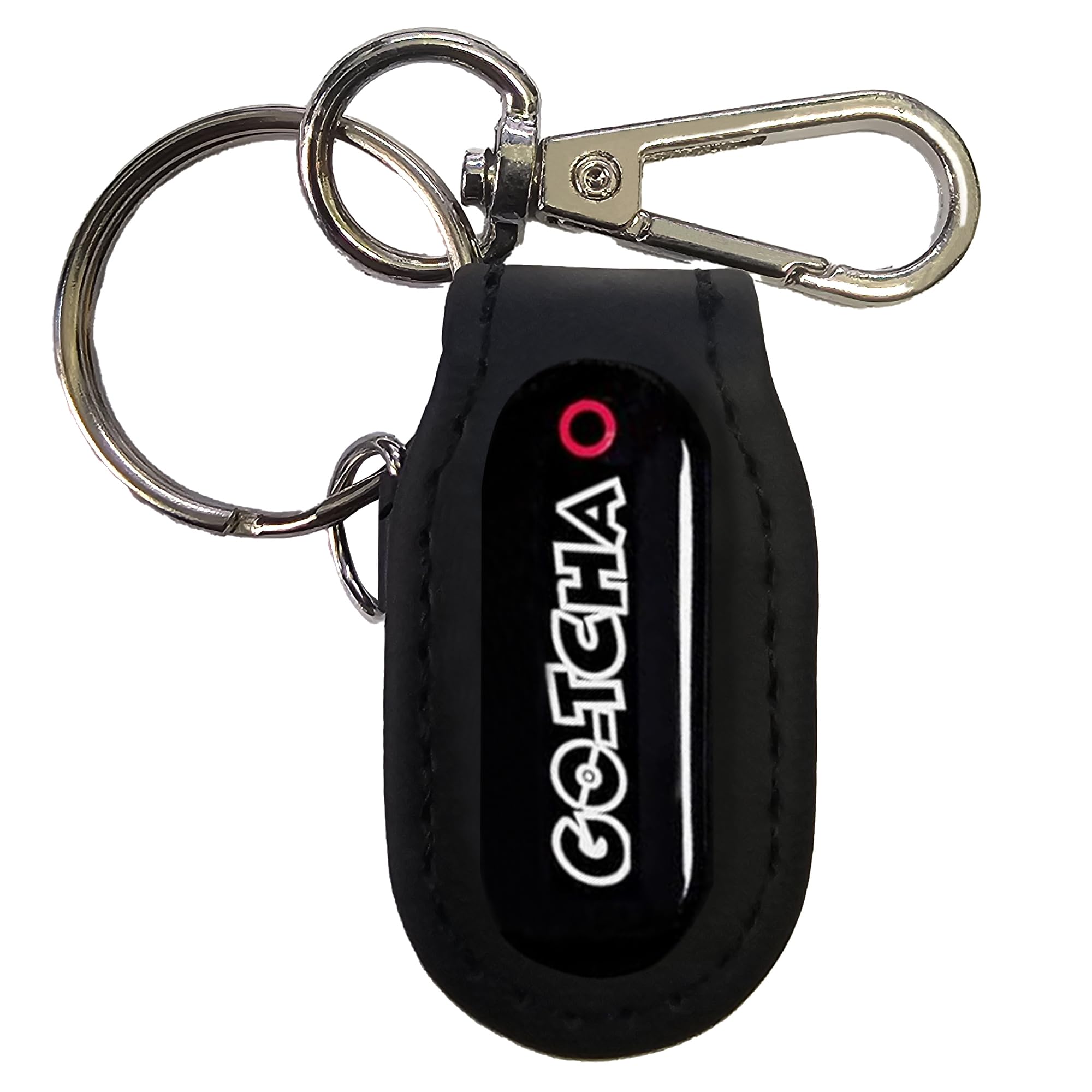 Case Cover and Accessories for Go-Tcha Keychain - With Glitter Black Keychain Carabiner by Logity.