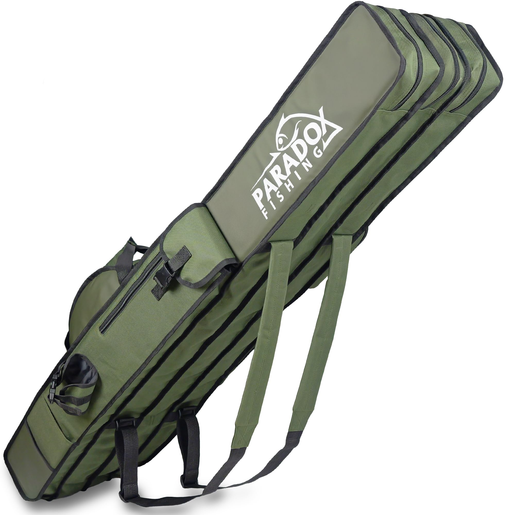 Paradox Fishing Rod Bag 190cm 4 Compartments | Fishing Rod Bag Rod Case - Fishing Rod Bag (green) โ image 1