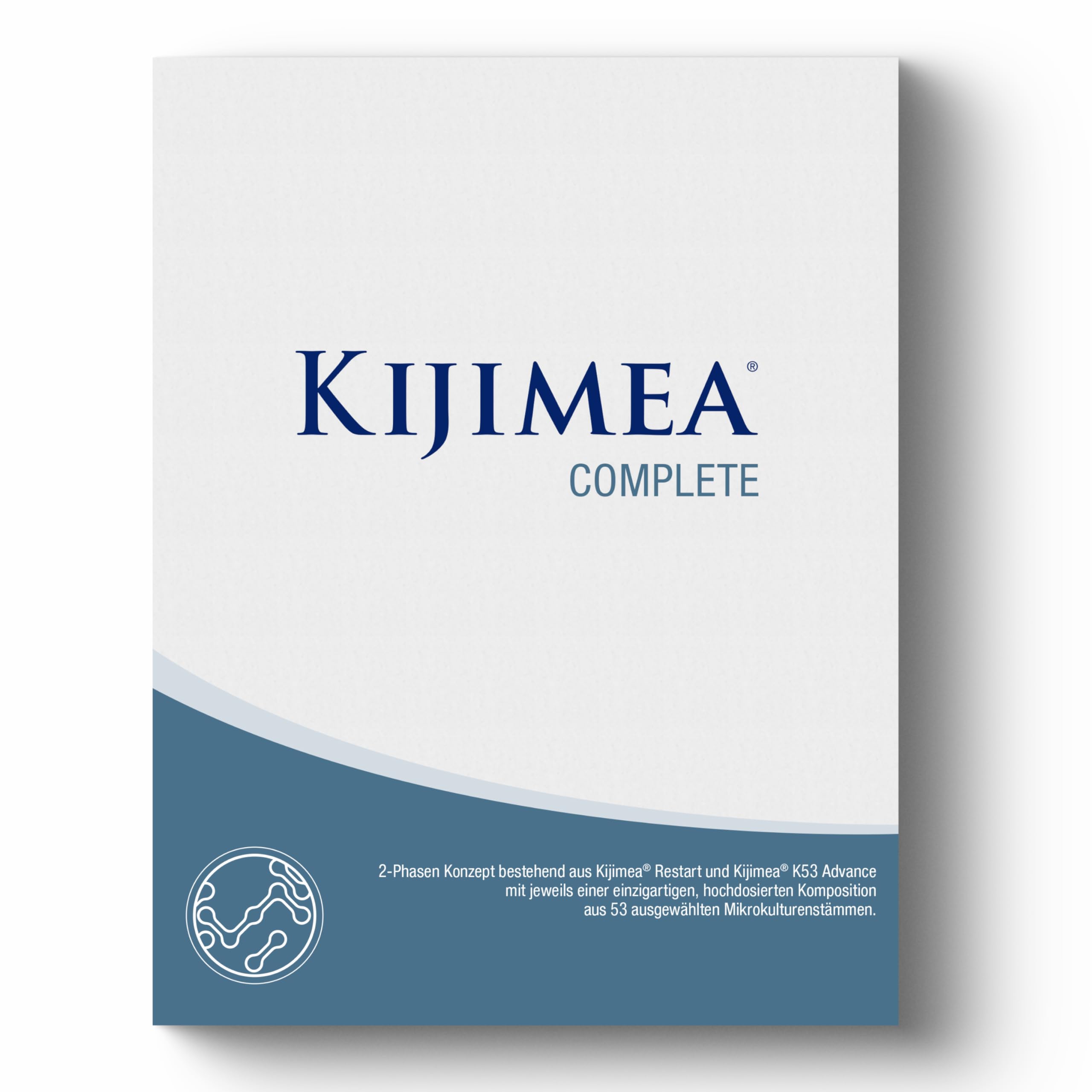 Kijimea Complete | 90+ Tage Programm mit 2-Phasen Konzept | Hochdosierte Darmbakterien & 53 Bakterienstämme aus der Darmflora | Start mit 150 Mrd. KBE / Tag | laktosefrei & glutenfrei