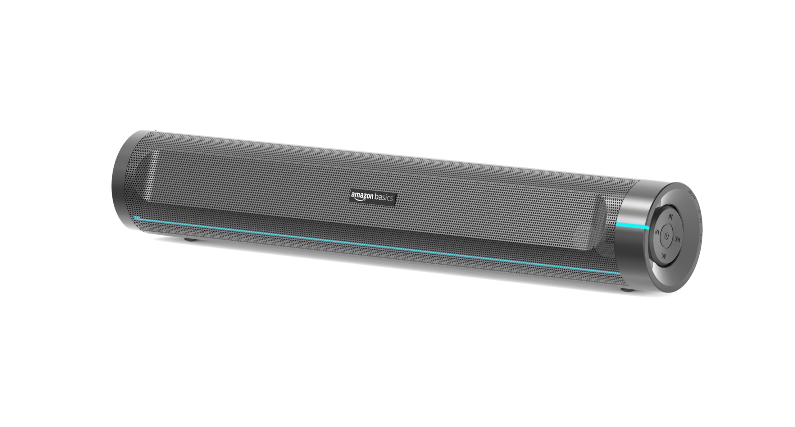 amazon basics SB25L 25W Bluetooth Soundbar with 4000 mAh Battery | 2X Bass | Up to 7 hrs of Playback | Blue LED Lights | Bluetooth 5.3, Aux & USB Connectivity (Grey) (B0D3V6PV8Y) Amazon Price History, Amazon Price Tracker