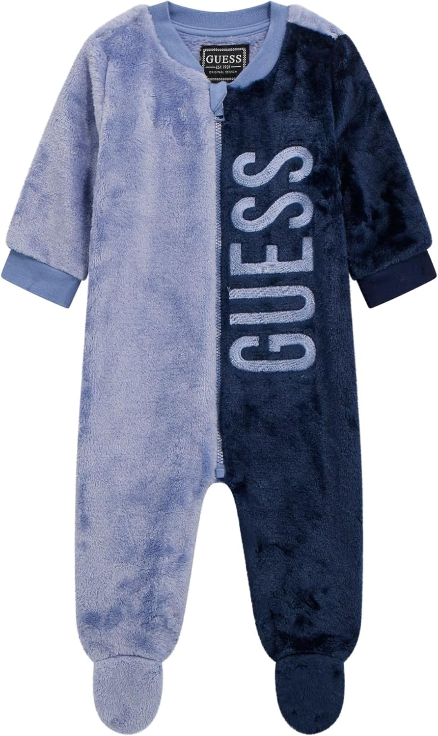 GUESS Baby Boys' Set Hooded Vest and Long Sleeve Body and Pants Set