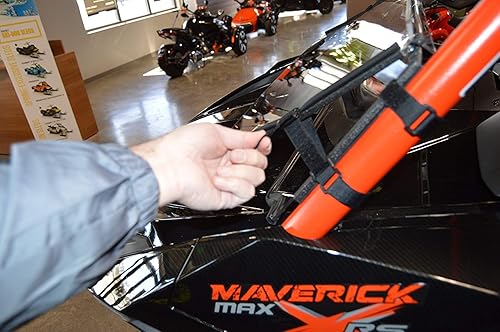 Miniatura 5 de Parabrisas UTV resistente a rayones LEXAN Can Am Maverick claro polarizado, Completo, Transparente