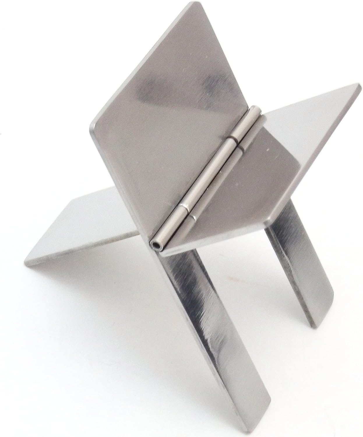 Mrs. Brog Pocket Size Portable Cigar Stand - Stainless Steel - Lightwaeight