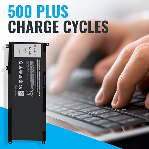 Miniatura 5 de NinjaBatt Batería para Dell 33YDH 17 7000 7779 13 7353 17 7778 15 7778 15 7577 P30E 7786 7773 3779 G5  7588 3579 5587 G7  G3 Latio tude 13 3380 14
