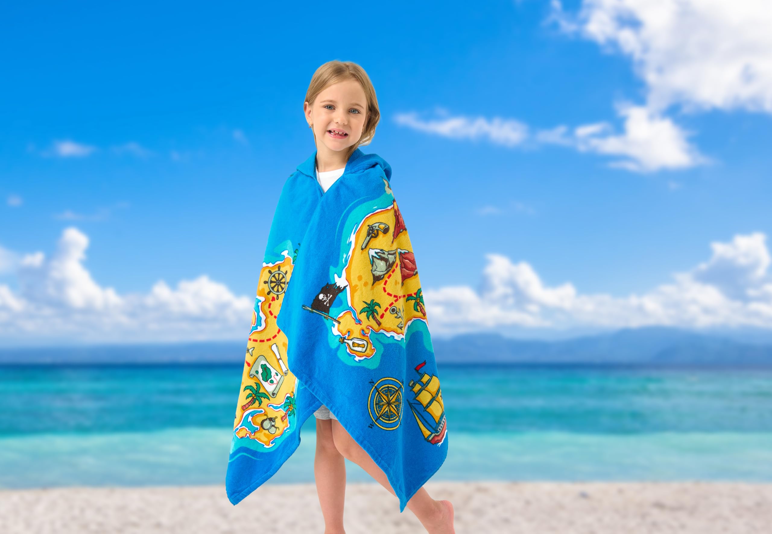 Loopie Kids Premium Hooded Towel 100% Cotton Large 30