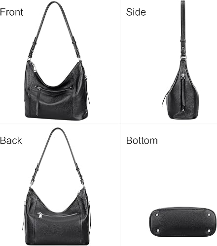 Miniatura 4 de Over Earth Bolso Hobo de cuero genuino para mujer, bolsos cruzados