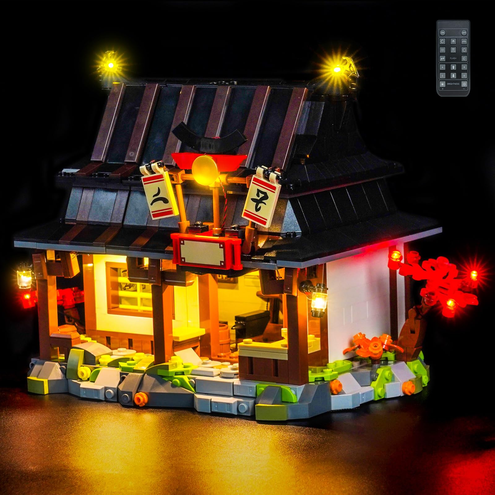 LocoLee Led Light Set Compatible with Lego 71858 Four Weapons Blacksmith 15th Anniversary Led Decoration Lighting Kit Compatible with Lego 71858 Building Blocks Model,Only Lights Set,No Model