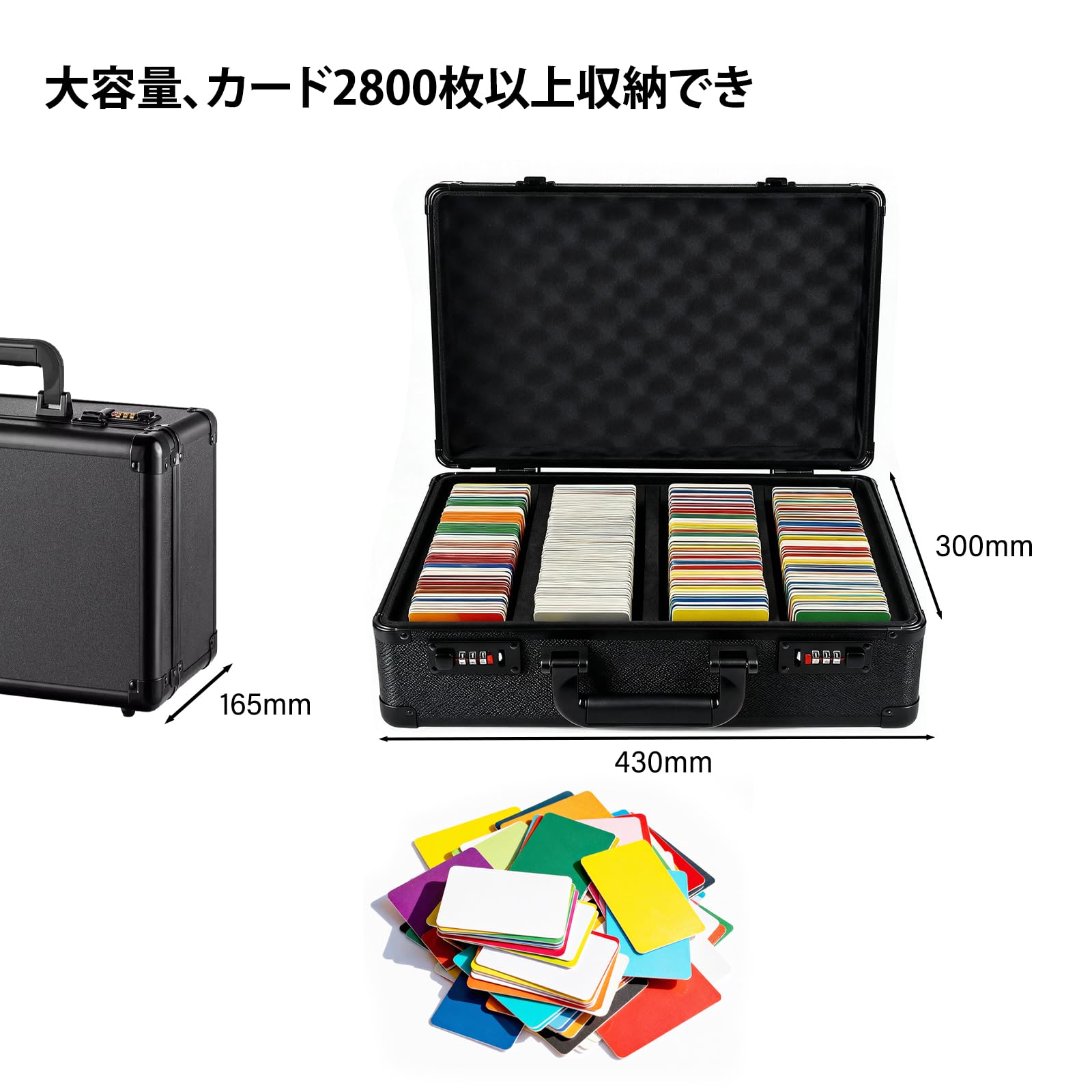 Amazon.co.jp: YASICA アタッシュケース アルミツールケース トレカ