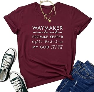 BLACKOO Women's Graphic T-Shirts Cute Summer Tees - Funny Print Crewneck Tops Casual Short Sleeve
