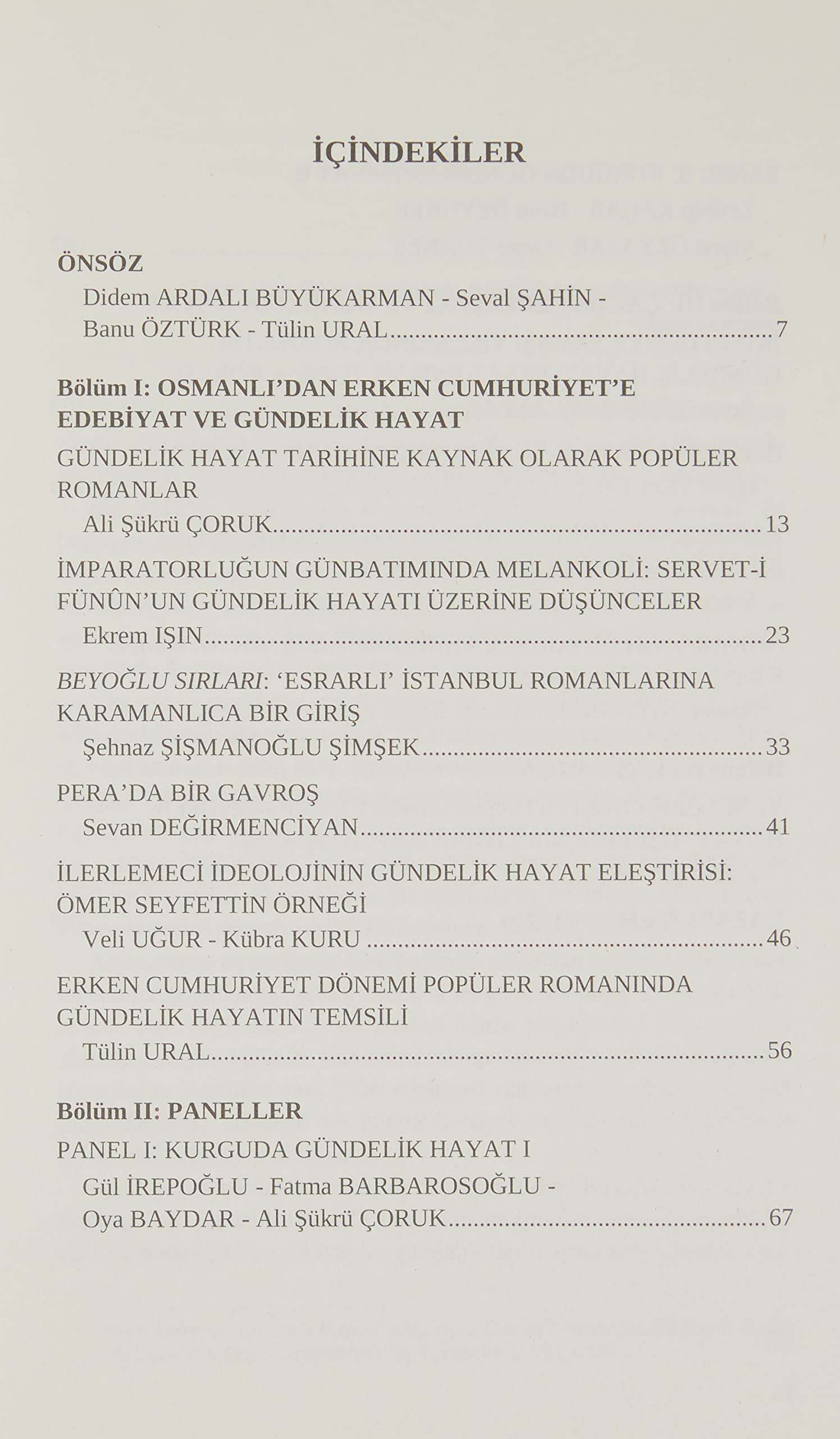 Edebiyat ve Gündelik Hayat: Edebiyatın İzinde