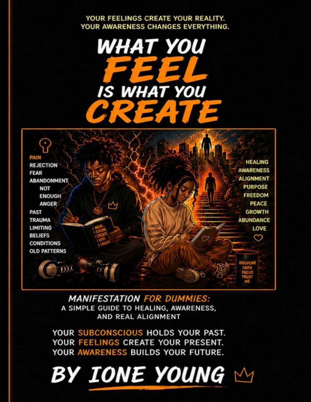 WHAT YOU FEEL IS WHAT YOU CREATE: Manifestation for Dummies: A Simple Guide to Healing, Awareness, and Real Alignment (Manifestation Collection)