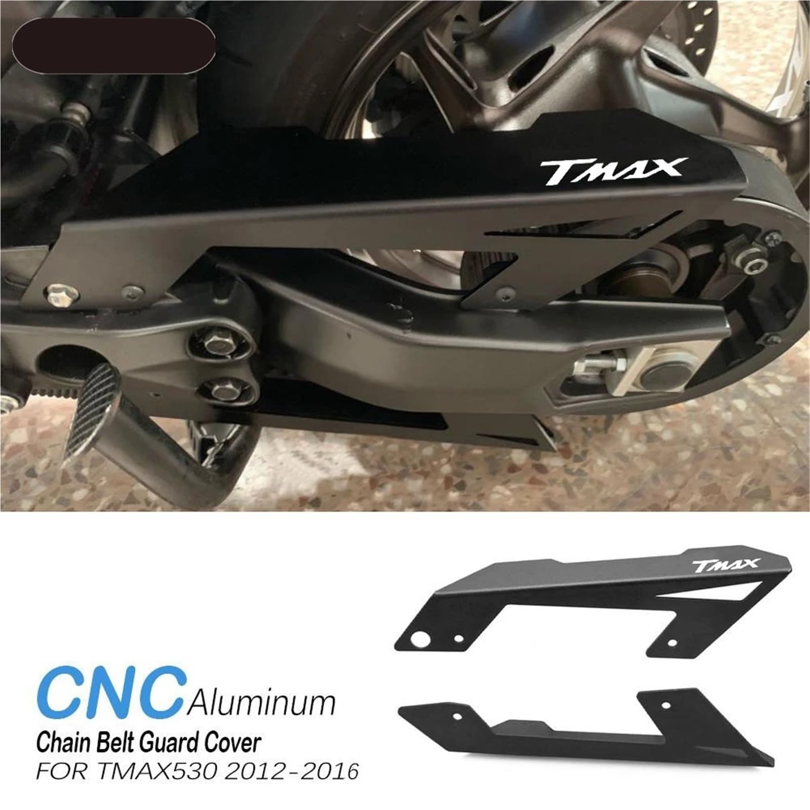 Accessori for Moto Protezione for Cinghia Catena Compatibile con Yamaha T Max T-Max TMAX 530 TMAX530 2012 2013 2014 2015 2016