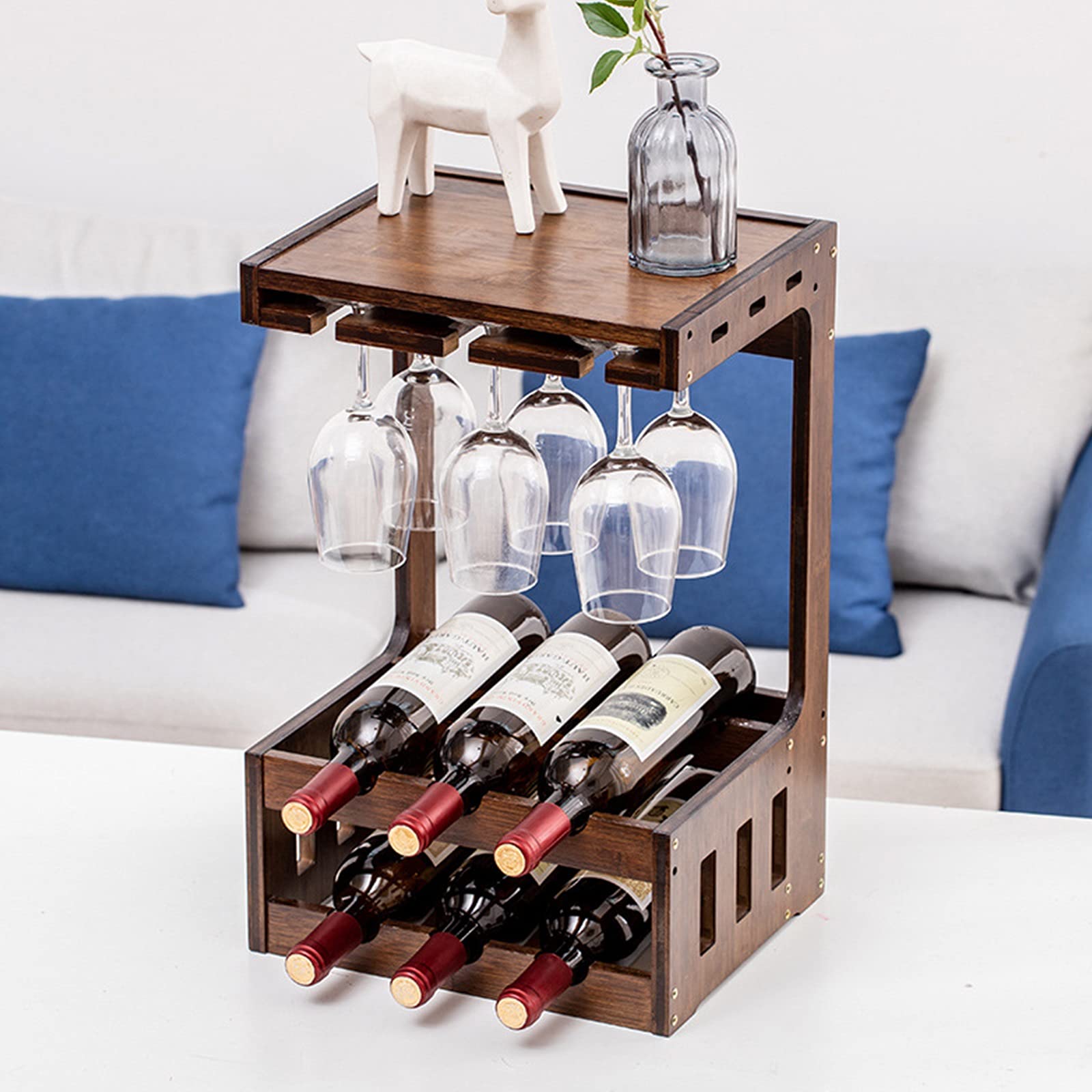 Casier à verres à vin de bar et salon : créez une ambiance bistrot chaleureuse