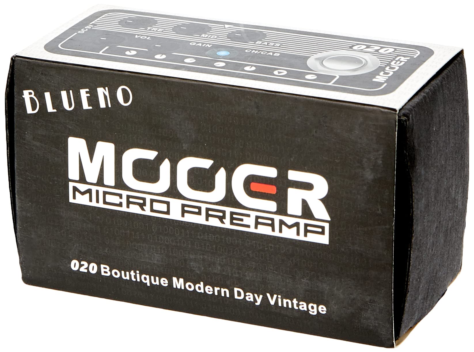 Mooer M020 Blueno Preamplificatore Due Canali per Chitarra Elettrica