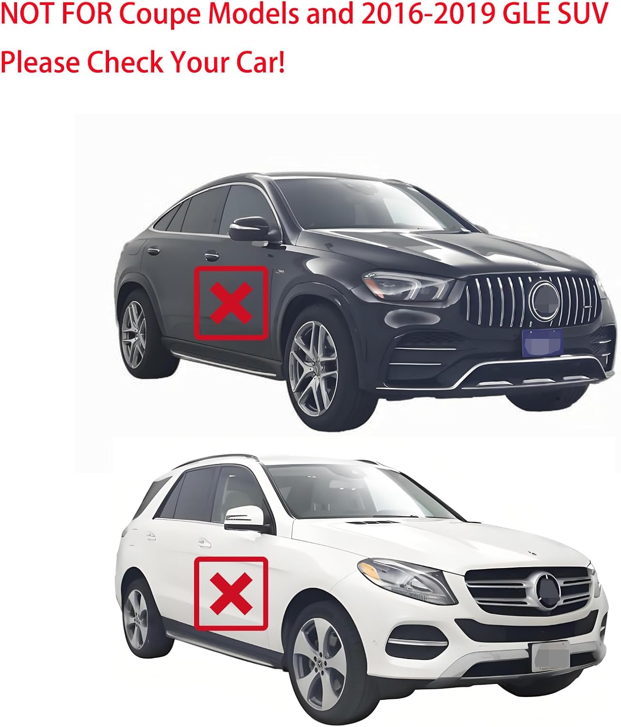 2PCS Aluminum Side Step Boards OE Style for 2020 2021 2022 2023 2024 2025 Mercedes Benz W167 GLE 350 450 Running Boards Factory Classic Style Nerf bar