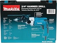 Vista 6 de Makita HP2050-R - Taladro martillo con estuche de 6.6 amperios y 3/4 pulgadas (renovado)