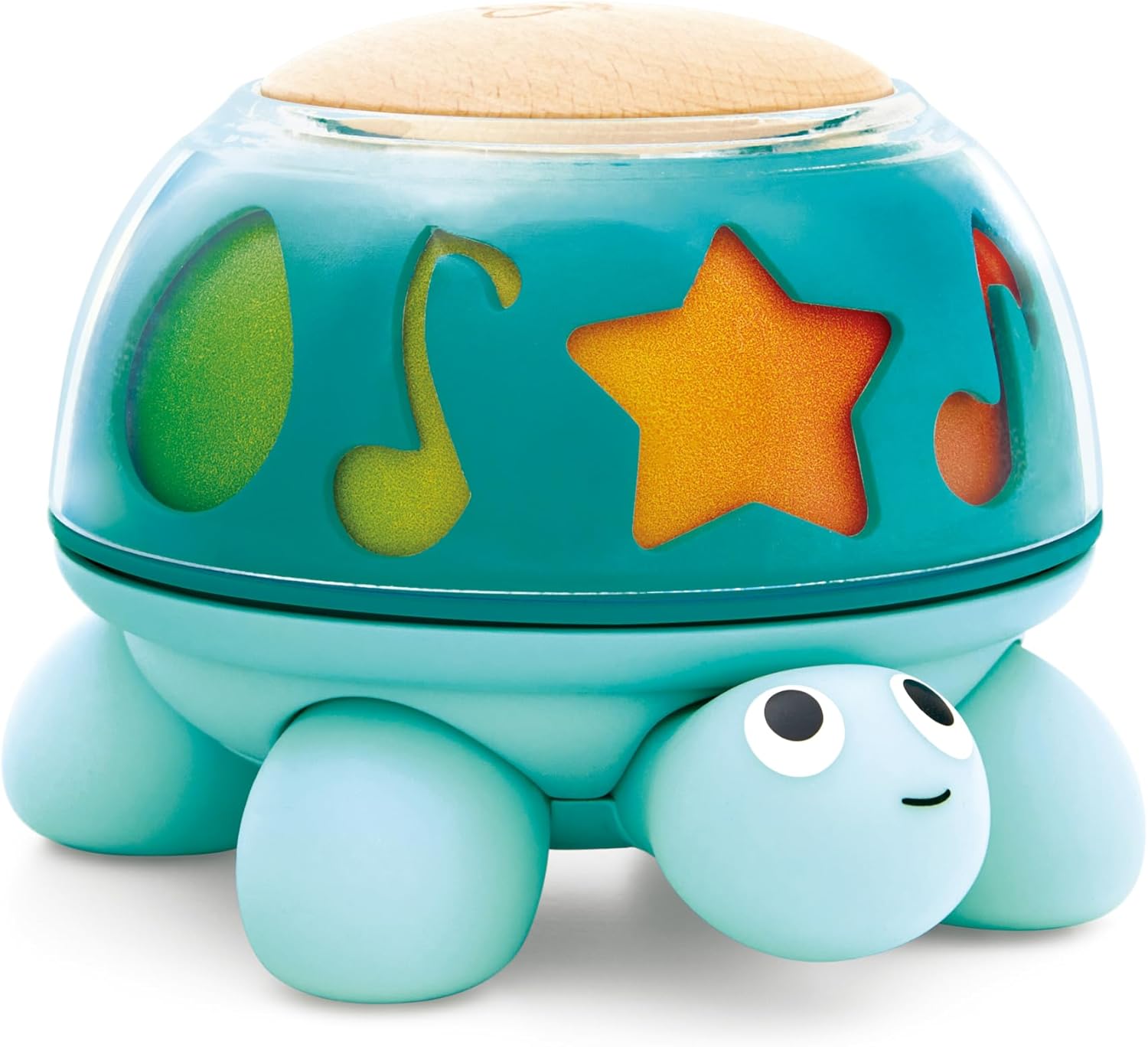 Hape Music Turtle, Musical Toy from Birth, Educational Toy with Sound and Rotation Function, Sensory Toy to Support Concentration & Motor, Turtle & Tune