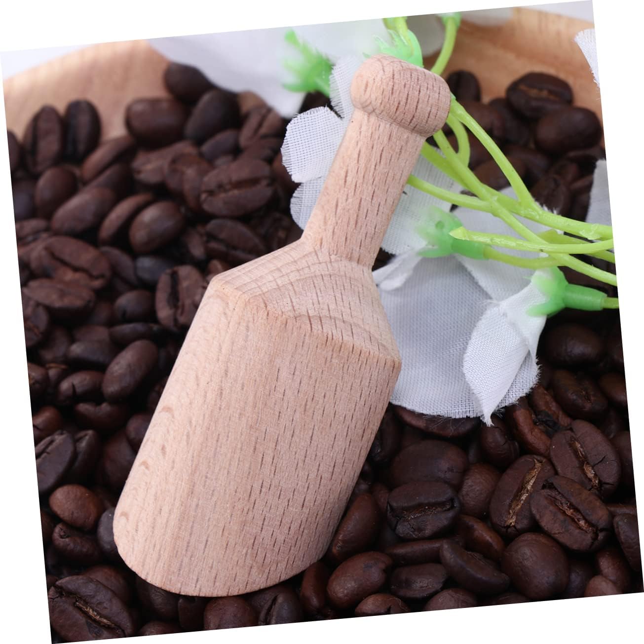 Salt Spoon Scoop 15pcs Tea Scoop Wooden Teaware Accessory for Kitchen Use
