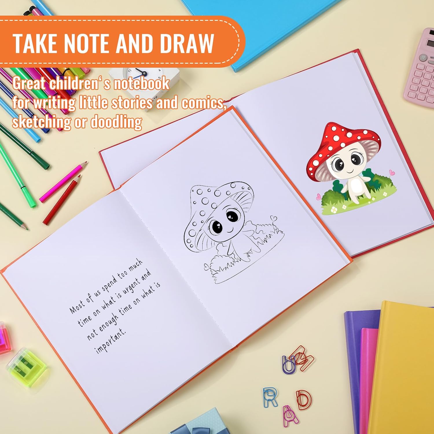 Ireer 24 Pcs 8 x 11 Inch Colorful Hardcover Blank Book Bulk Hardcover Sketchbooks to Write Stories Blank Books for Journaling Sketching Writing DIY Crafts Supplies 72 Pages(Bright Color)