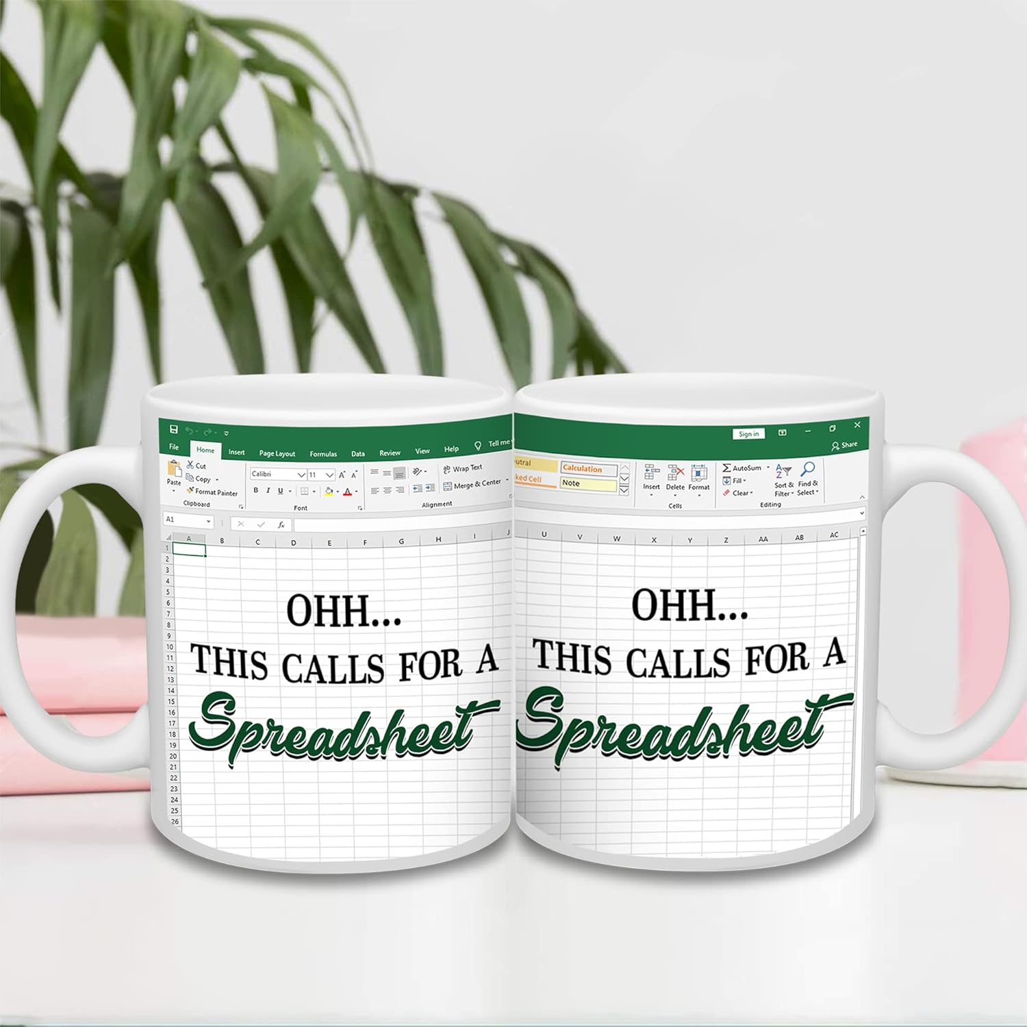 BECHUSKY Mugs For Accountant Gifts - Oh This Calls For A Spreadsheet Mug - Funny Work Mugs Office Spreadsheets Accountant Gift - Boss Gift - Gifts For Women Finance, Accountants,Coworker - Image 6