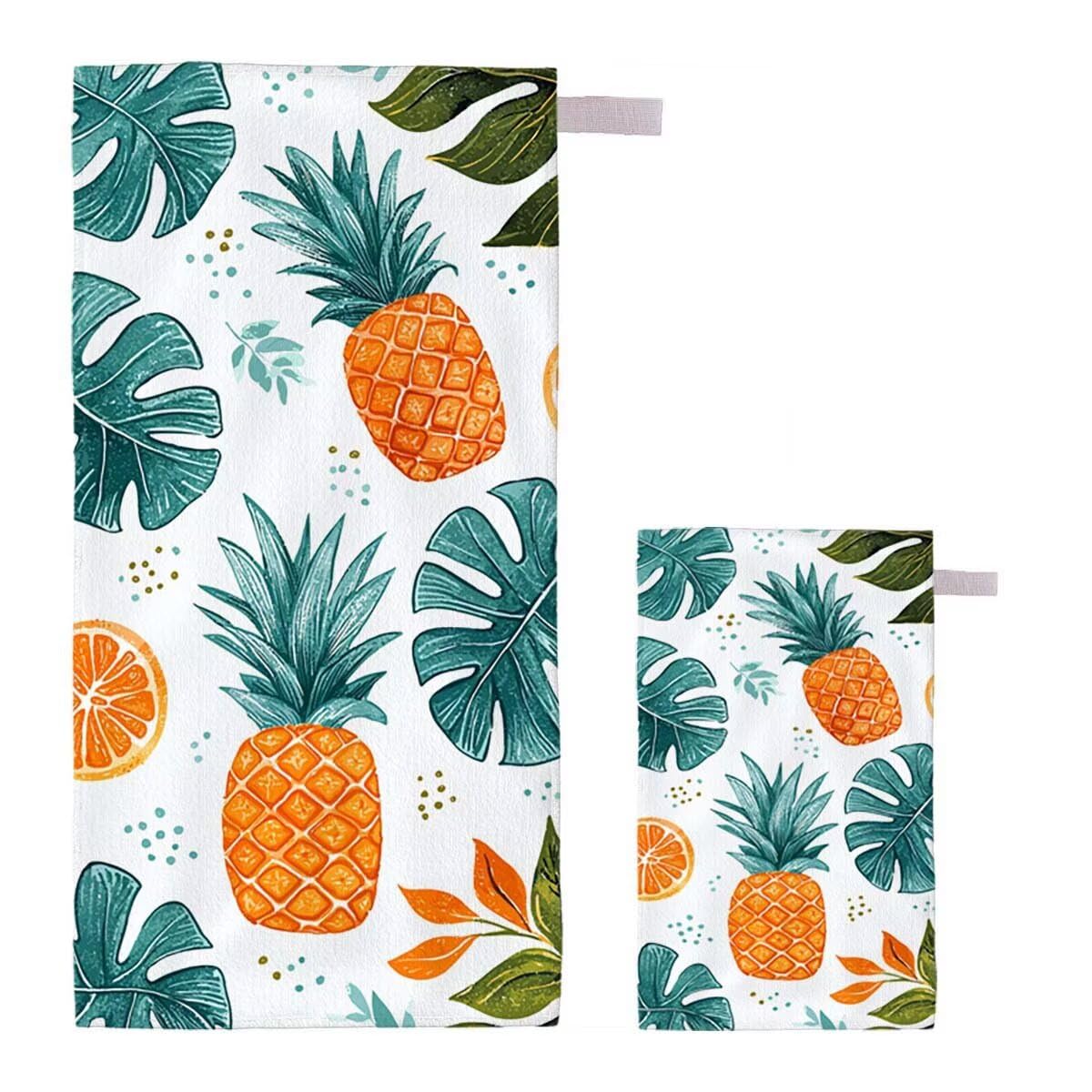 Toalla de Playa Grande 220x100cm/35x70cm, Juego de 2 Toalla Microfibra XXL de Antiarena, Toallas Playa Suave Ligera, Absorbente Secado Rápido, Beach Towel Viaje, Regalo Mujer Hombre (Sencillez) I-90