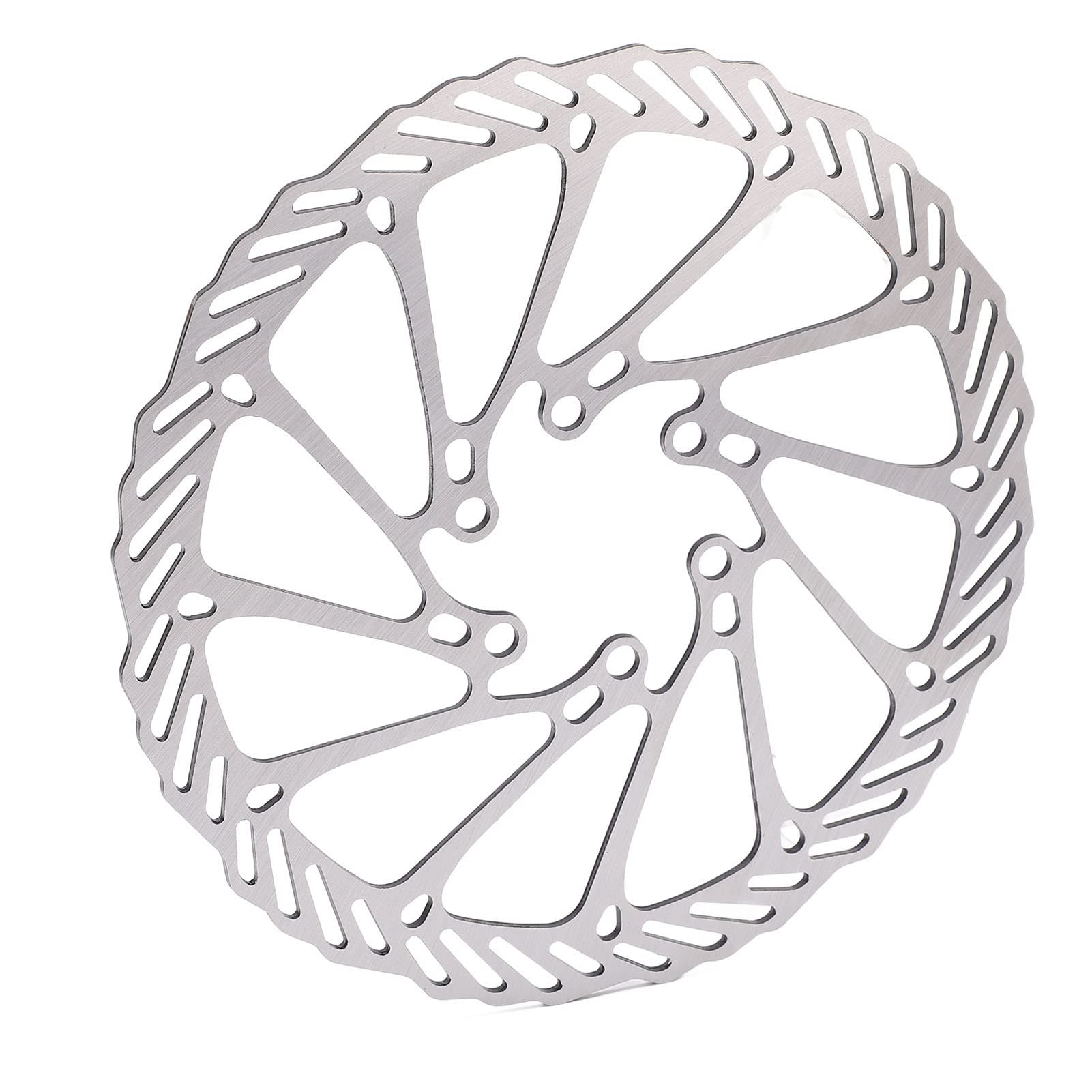 Set rotore freno a disco professionale per bici Set freno a disco in lega di alluminio lavorato a CNC sensibile per mountain bike da strada con dischi da 160 mm Pastiglie freno