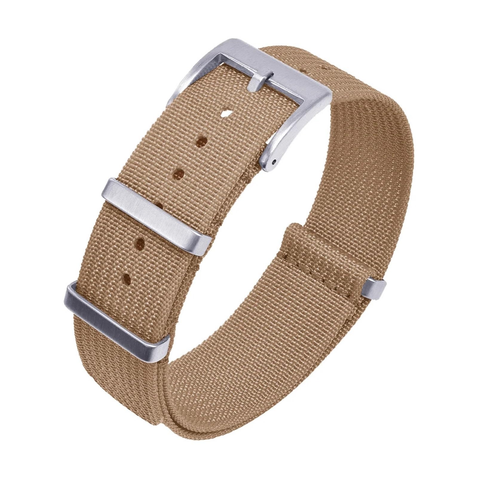 Uhrenarmband， Geripptes Uhrenarmband aus Nylon for Uhrenarmbänder aus Stoff
