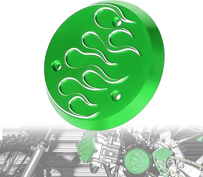 3D CNC KLX110 Engine Ignition Cover Compatible with KLX 110 KLX110L KLX110R 2010-2025 Case Guard Motorcycle Accessories Green