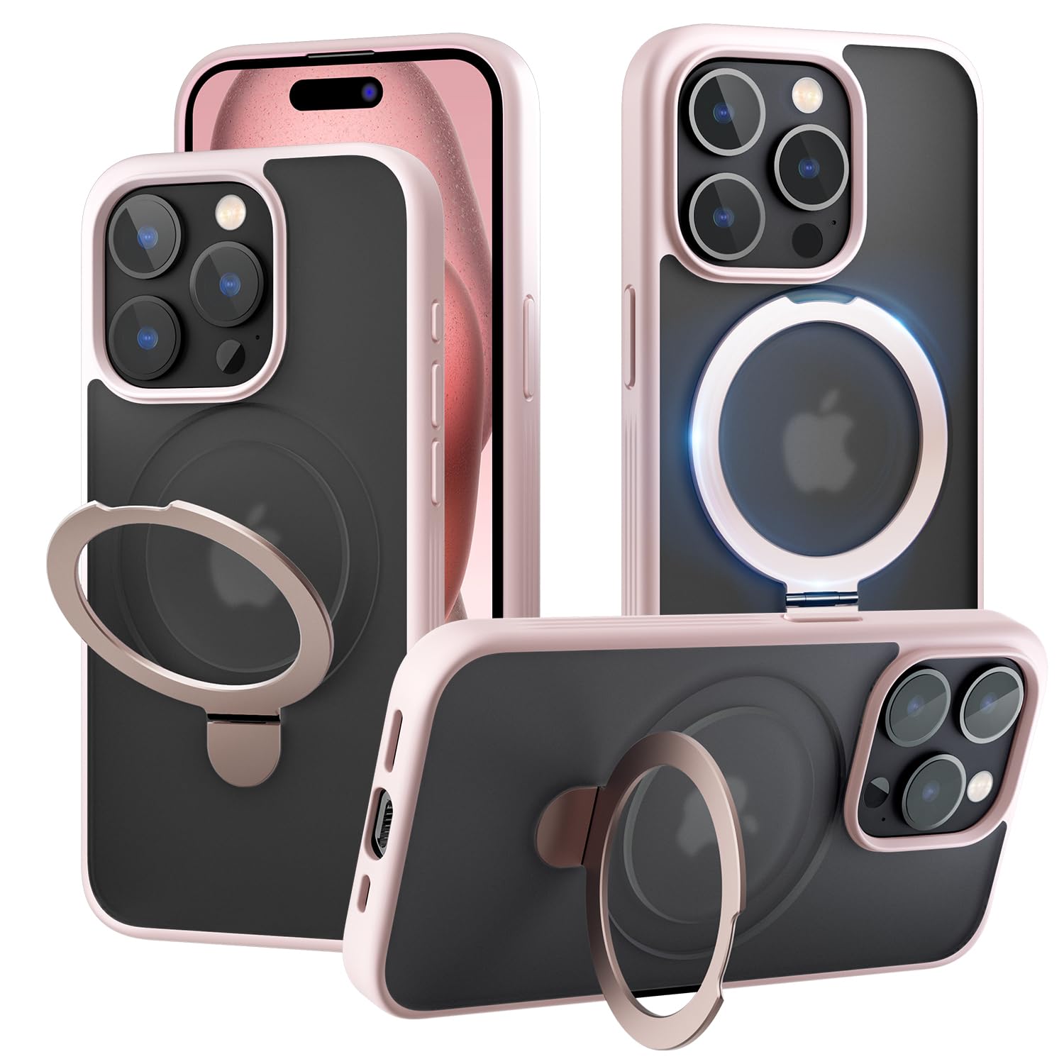 Amazon | iPhone 15 Pro 用 ケース MagSafe対応 スタンド内蔵