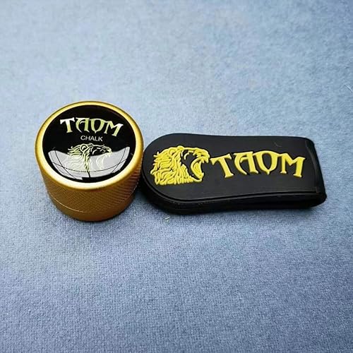 Vista 33 de TAOM - Soporte para tiza de piscina, herramienta práctica redonda, accesorios de billar, mini estuche magnético para tizas, contenedor de caja