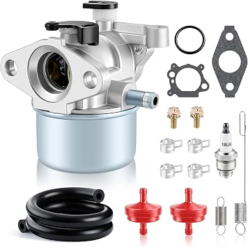 Carbhub 675 190CC Carburetor Kit for 6.25HP 6.75HP Push Mower 190CC 675 Series Engine Craftsman Troy Bilt TB230 725EX Toro 22 Recycler Lawnmower Carburetor 799866 790845 799871 796707 794304
