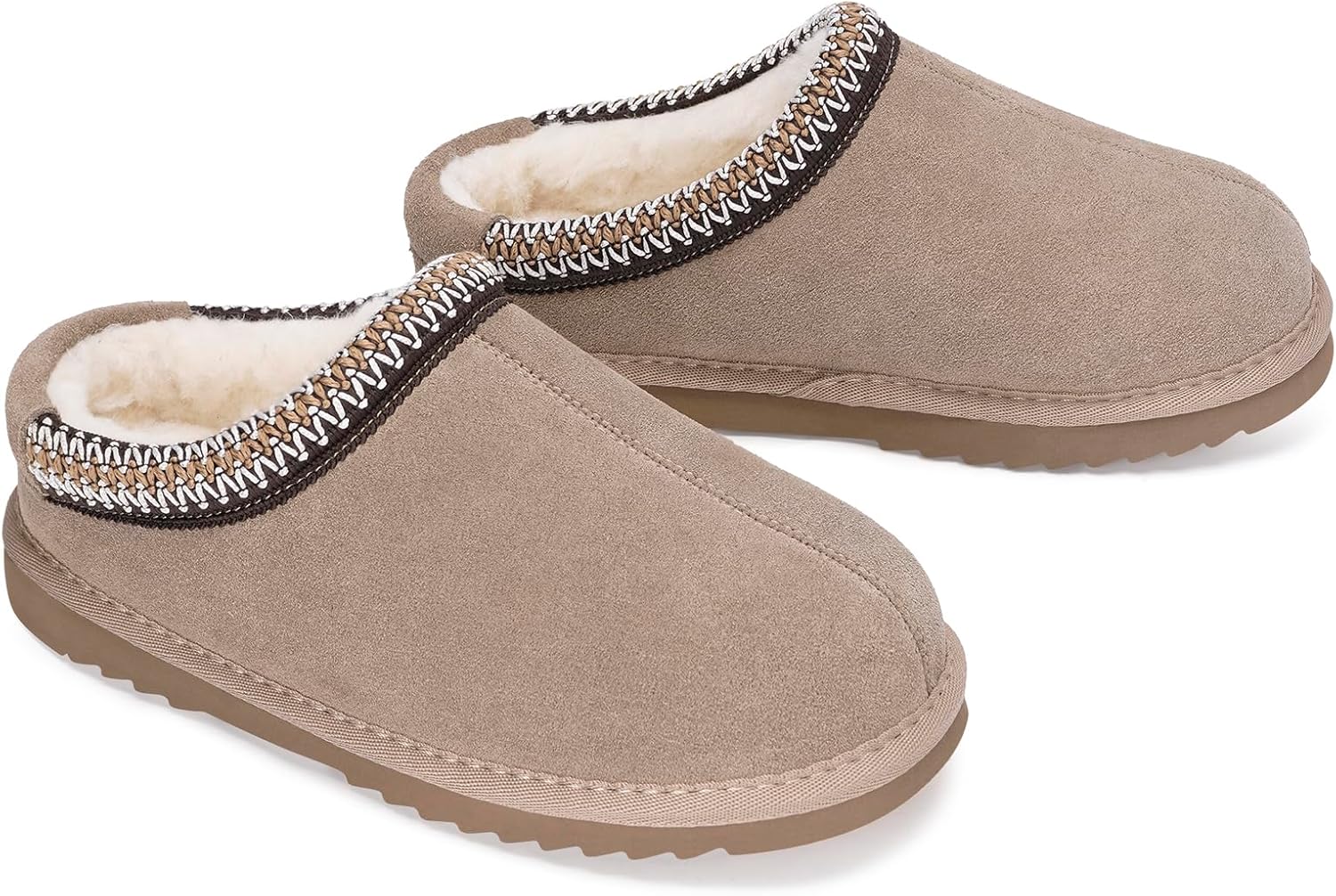 Kids Slippers Boys Girls Clogs Slipper Faux Fur Soft Slip On Suede Warm Winter House Shoes Cozy Anti-Slip Indoor Outdoor Mules - Image 6